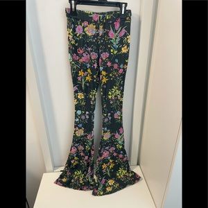 Floral bell bottoms